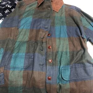 Krazy Kat Women's Multicolor Flannel Plaid Shacket